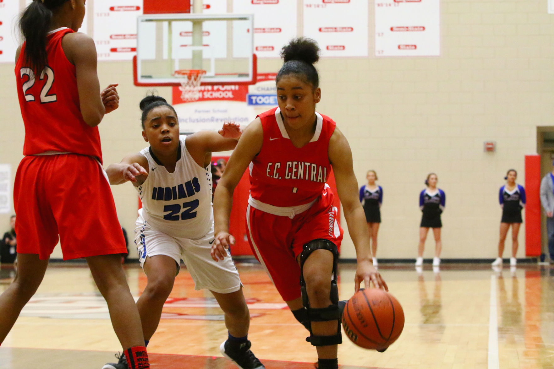 Gallery: Girls Basketball Sectional Finals - E.C. Central vs. Lake Central